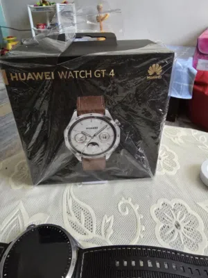 ساعه سمارت من هواوي gt4 وارد المانيا 46م استيك بني