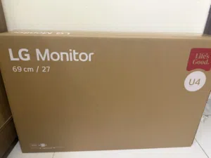 شاشة إل جي 27 إنش جديدة بالكرتون LG Monitor 27" Brand New