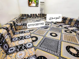 .. كعدة عربية كويتي ربل جديدة جديد قياسة 13و80سم متر 7 منادر 12 مساند 7 تكيات 2 زواية
