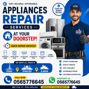 Appliance repair services at your doorstep all in Ajman