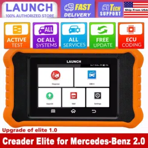 LAUNCH Creader Elite 2.0 Scanner for Mercedes-Benz OBD2