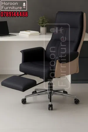 كرس Recliner طبي اداري مستورد مدير بمزايا عصريةمع مسند قدمين وميزة الاسترخاء التام