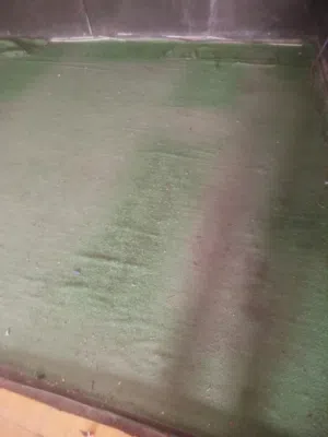 سجاد عشب صناعي  قطعه قماش لون اسود