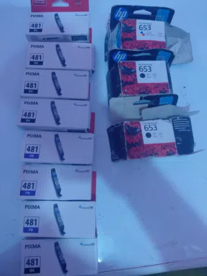 احبار ليزر ماكينه 4ملون واربع اسود كانون وحبر طابعه hb ملون وعادي
