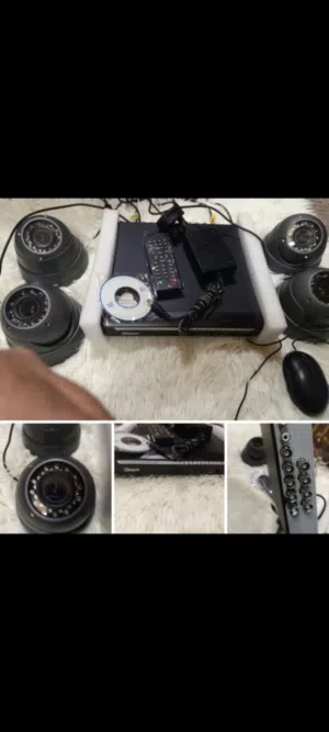 نضام كمرات مراقبه   جهاز دريم 8 مداخل 4كمرات كوري معدن حديد  محول  مع اسلاك