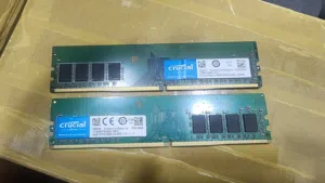 crucial DDR4 8GB RAM 2 STICKS 4+4