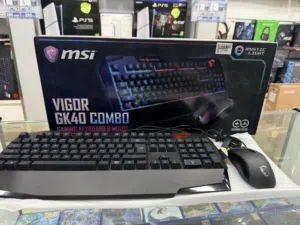 تجميعة قيمنق إم إس آي GK40 قطعتين جديدة بالكرتون - MSI Vigor GK40 Gaming Combo