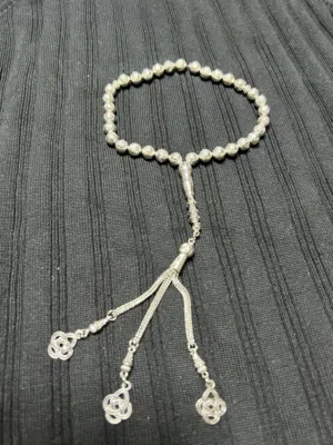 مسبحة تركية مطلي فضة