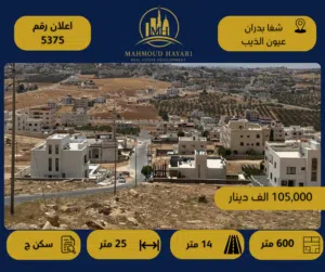 Residential Land for Sale in Amman Shafa Badran