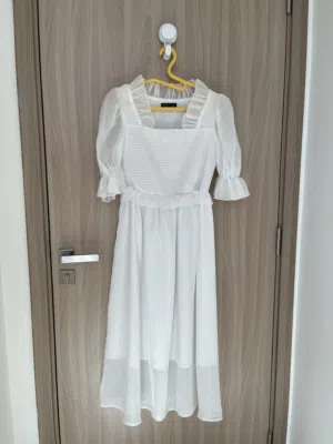 A white dress