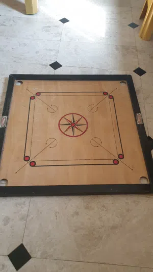 Carrom Board Used , Camel Gold, 32 inches