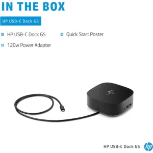 HP USB-C Dock G5 Essential Workspace Docking Station