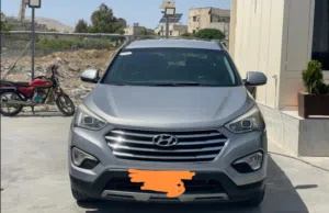هيونداي سنتافي 2015 GLS V6 سيارة نظيفة ومستخدمة استخدام شخصي، وارد خليجي، مكينة قوية 6 سلندر، بحالة