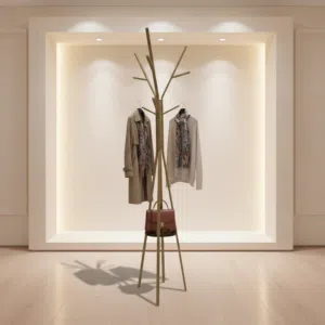 علاقة ملابس معدنية فاخرة بتصميم عصري لون ذهبي - CH 333-1 (GOLD)