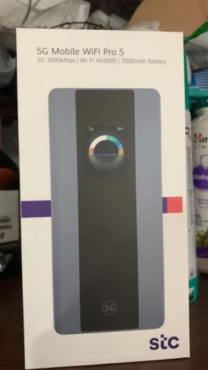 راوتر هواوي متنقل 5G Mobile WiFi Pro 5 (stc) - جديد بالكرتون
