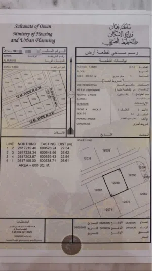 ثاني قطعه من الشارع العام  الرميس الجنوب بركا