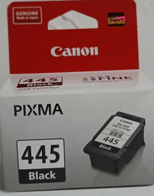 خرطوشة حبر كانون أسود أصلي للبيع Canon PG-445 جديد متبرشم وعلبته مقفول