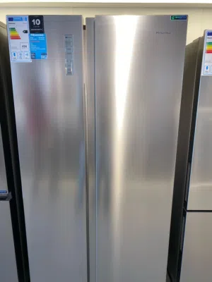 عرض نااار على ثلاجه هايسنس سايد باي سايد سلفر ستاتلس ستيل 508 لتر صافي