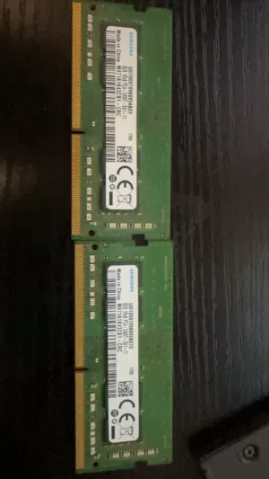 Ddr4 قطعتين من شركه سامسونج