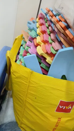 abc blocks foam mat