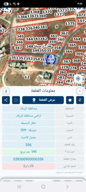 Residential Land for Sale in Zarqa Russayfah