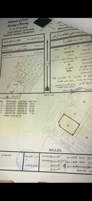 Residential Land for Sale in Al Batinah Barka