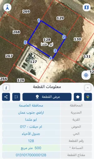 Residential Land for Sale in Amman Abu Alanda