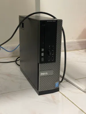 كمبيوتر ديل مكتبي للبيع optiplex 9020 مع شاشة  Office computer dell for sell  optiplex 9020