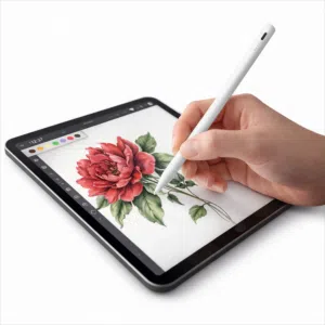 قلم ستايلس عالمي مغناطيسي قابل للشحن USB-C  قلم ستايلس عملي ومتوافق مع مختلف الأجهزة، بس