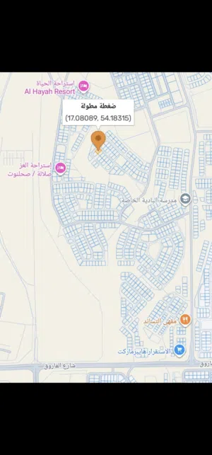 أرض صحنوت الشمالية مربع ب  ركنية للبيع