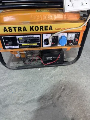 مولد كهرباء ASTRA KOREA قوة 3700 مستخدم شي بسيط