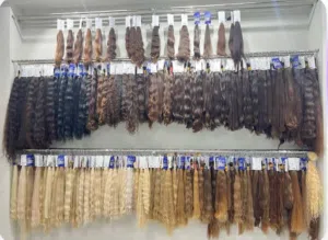 وصلات شعري طبيعي كل الألوان و طول