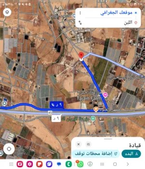 للبيع قطعه ارض 10 دونم في اللبن القليب بالقرب من شارع الميه خلف baby life للإستثمار العقاري