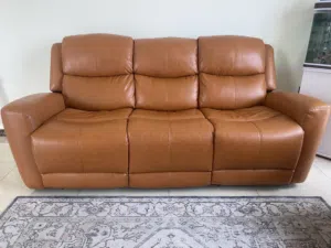 5 seater Leather Recliner Sofa