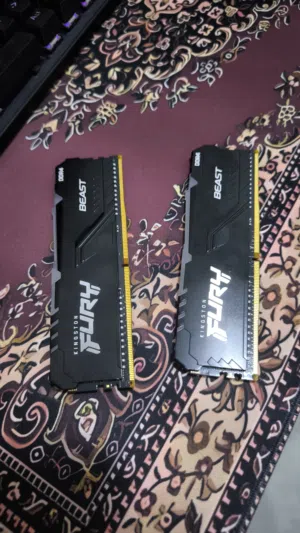رام  Kingston fury 2×8 RGB ddr4