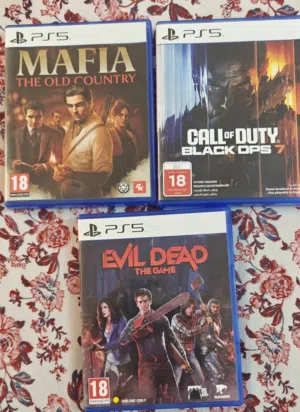 PS5 games black ops 7 mafia,evil dead