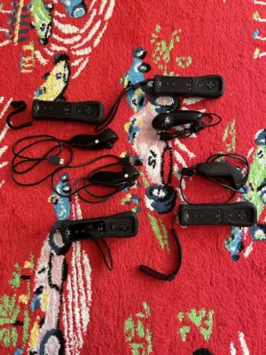 Original Wii and Wii U motion sensor remotes and nunchucks prices in description