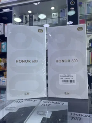 Honor 600 lite 5G. 256 GB RAM 8 هونر 600 لايت يدعم 5G مساحة 256 جيجا و 8جيجارام متوفر بالفرعين