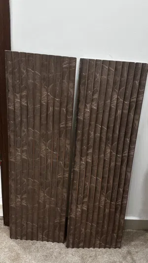 Brand New PVC Fluted Wall Panel – Wood Finish