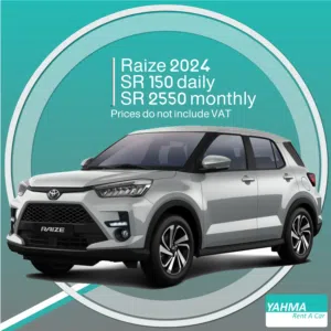 Toyota Raize 2024 for rent - Free delivery for monthly rental