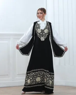 موسم جدييييييد صيفي  المدرقة القصب بتفاصيلها الملكية وتطريزها الفاخر  تطريز يدوي بخيوط القصب