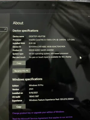 سيرفيس برو 5 ، 6 ، 7 نظيف 256 جيجا و 512 جيجا surface pro