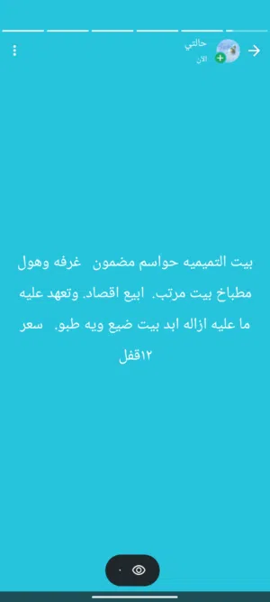 بيت مرتب مضمون اقصاد سعر12