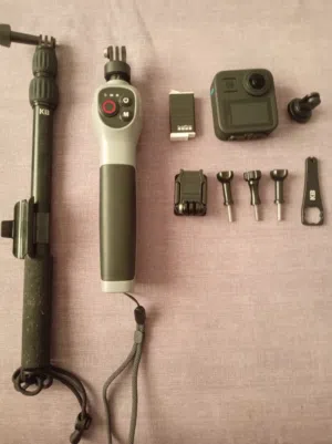 Gopro max 360 4.5k جوبرو ماكس استعمال خفيف جدا