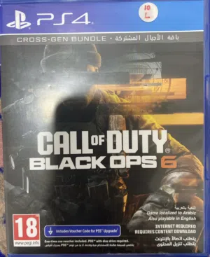لعبة Call of Duty: Black Ops 6 (نسخة PS4 مع ترقية مجانية لـ PS5)
