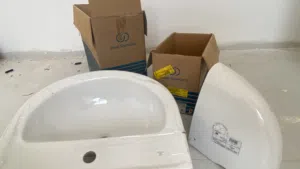 طقم مغاسل جديدة
