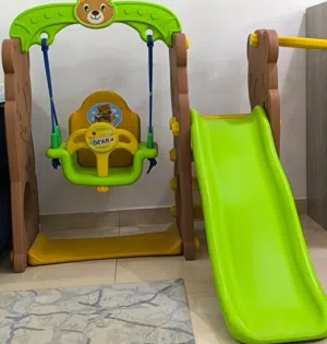 مرجيحة (دريفة) مع زحليقة للأطفال
