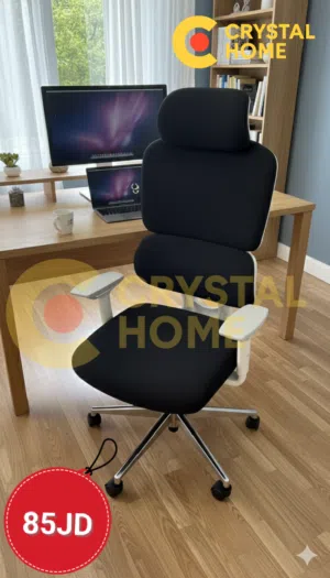 كرسي بريميوم متحرّك – راحة وأناقة في كل تفصيلة! كرسي مكتبي مريح بتصميم عصري يجمع بين الأناقة