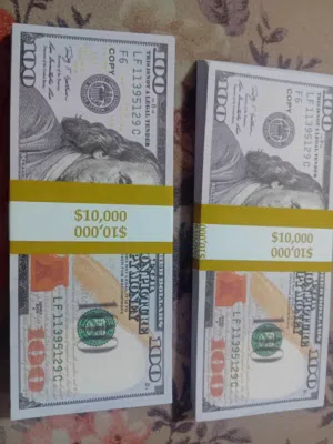 دولارات مزيفة للتصوير