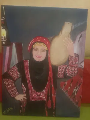 لوحه فنية رسم يدوي